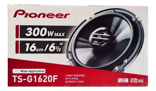 Parlantes de Auto Pioneer Coaxiales 16cm y 300W TS-G1620F-2