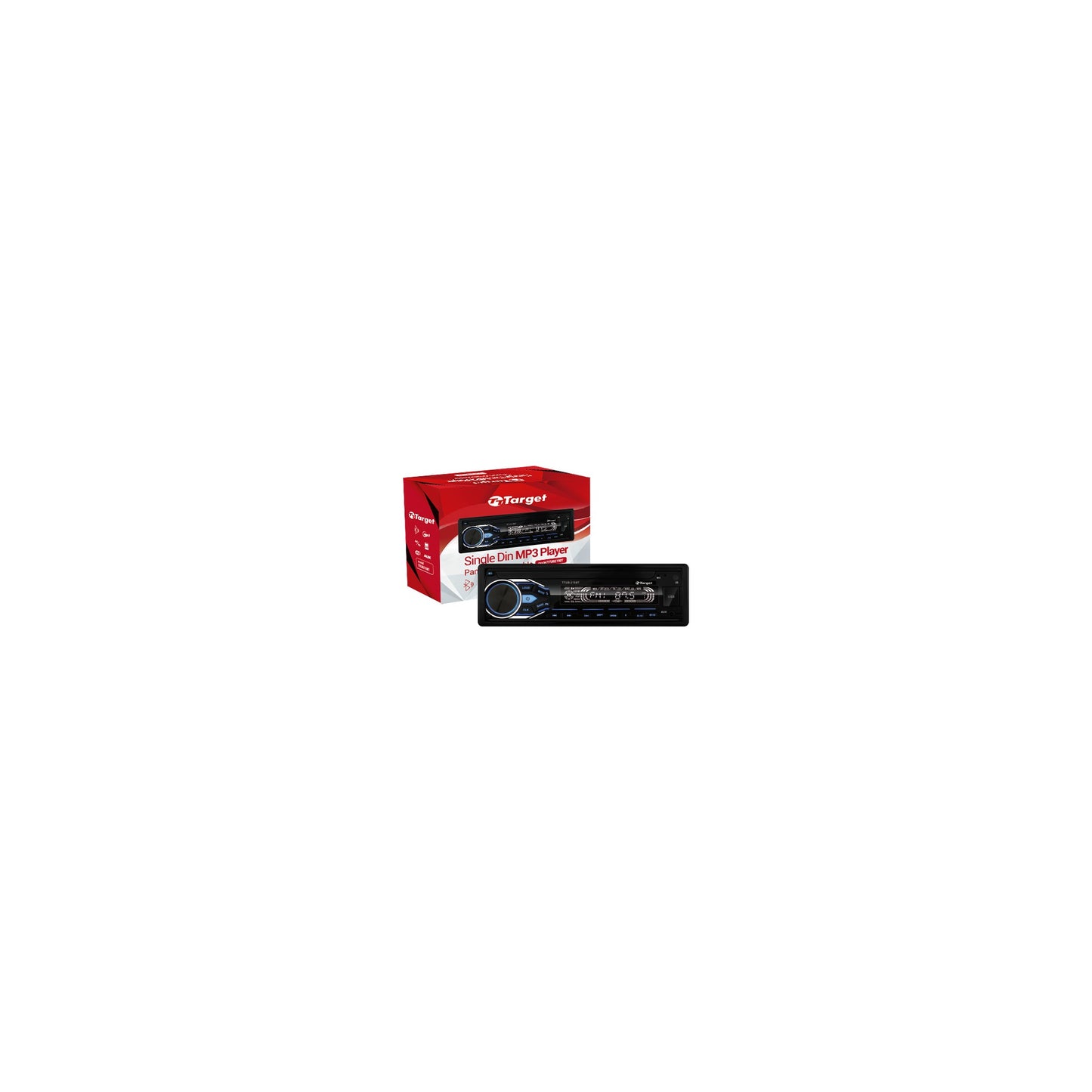 Radio de Auto 1Din MP3 Bluetooth y Panel Desmontable TTUB215BT