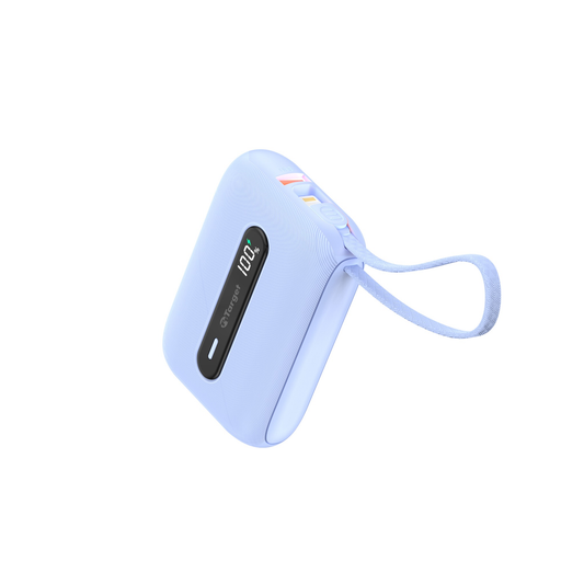 Batería Externa Powerbank 10.000mAh - Carga Ultra Rápida Target TTPQ10 - Color Celeste