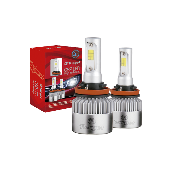 Kit de Ampolletas LED H11 Target con Tecnología CSP