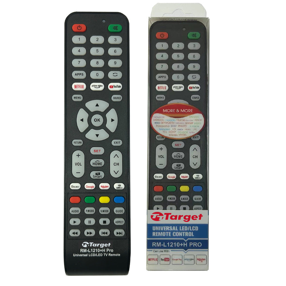 Control Remoto Compatible Multi Marca (LG Samsung Target Sony Aiwa AOC Master-G, Caixun, etc)