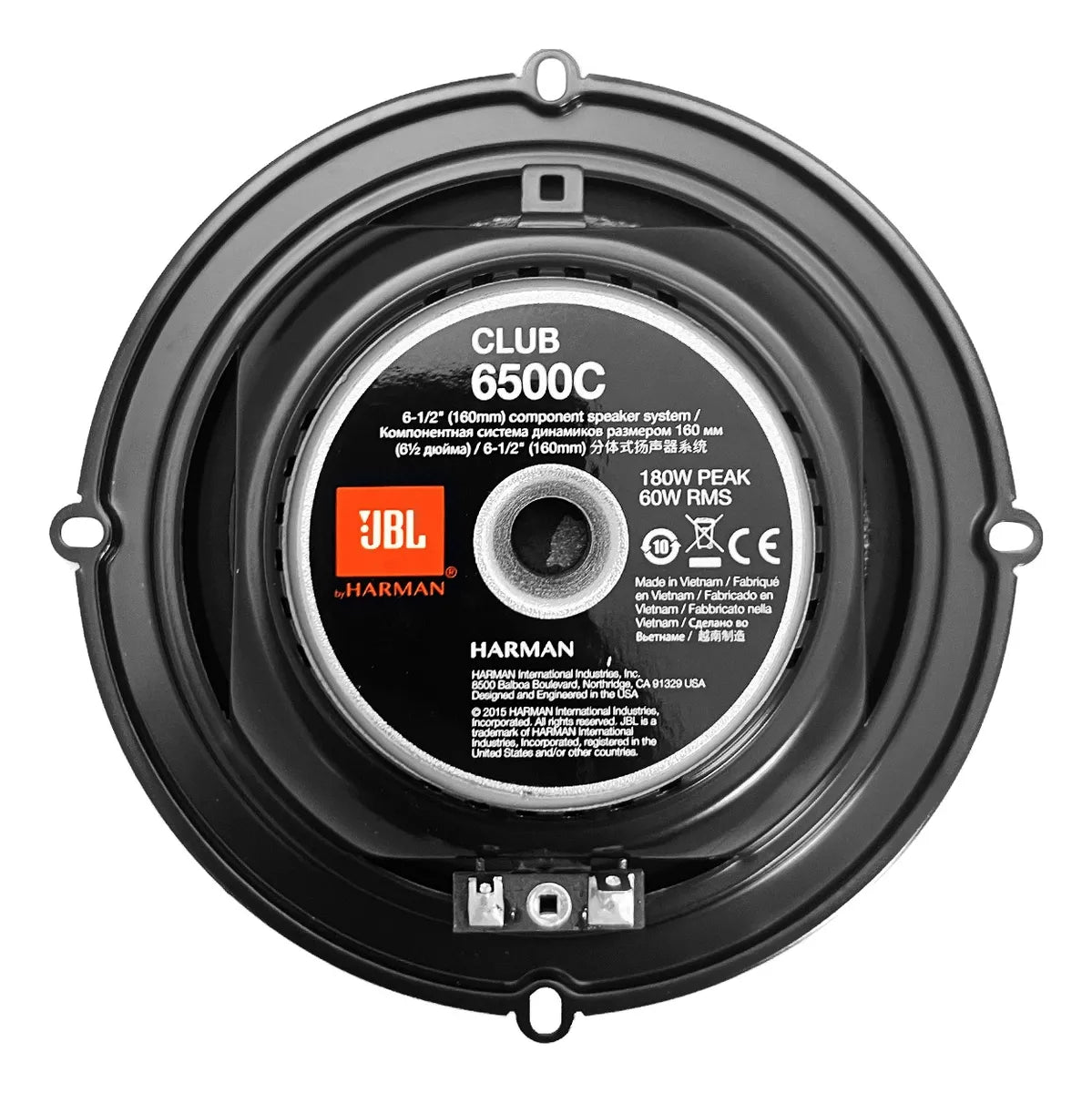 Componentes JBL Club 6500C – Sistema de 2 Vías y 180W
