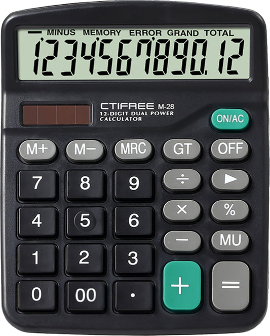 Calculadora 12 Dígitos De Escritorio Números Grandes M28