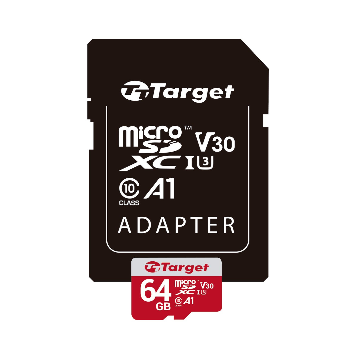 Tarjeta de Memoria Micro SDXC Target 64GB UHS-3 (U3) 4K con Adaptador