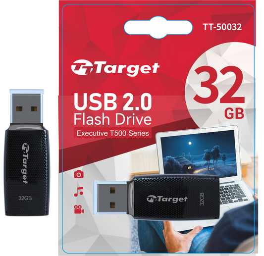 Pendrive 32GB Target Executive T500 Series - Negro
