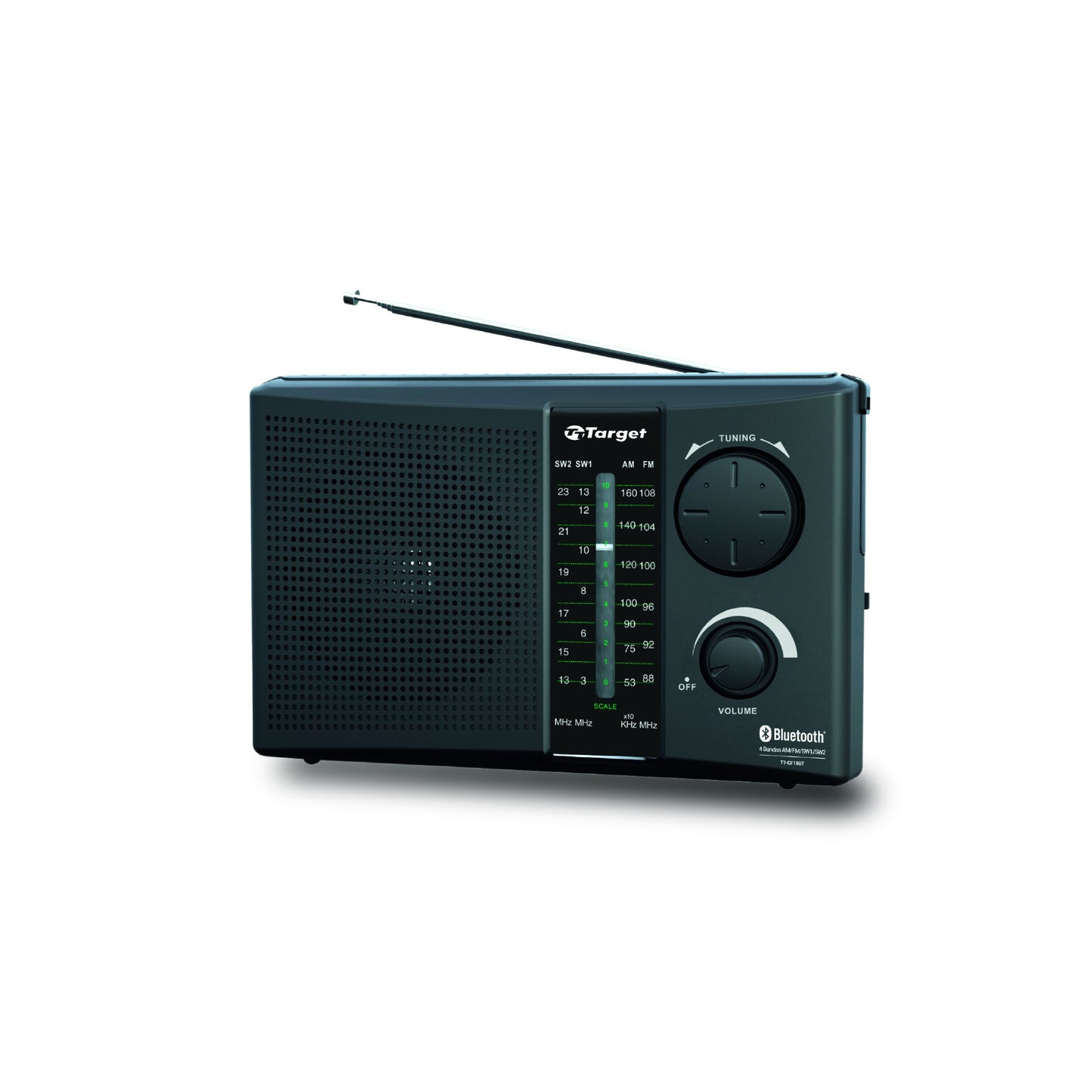 Radio Portátil Bluetooth Recargable Target TTCF18BT