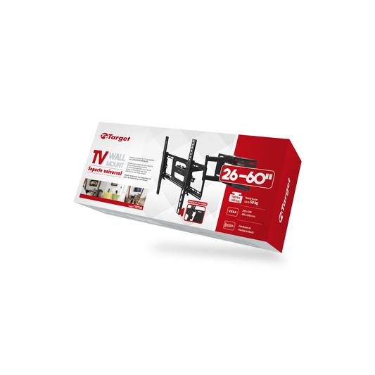 Soporte de TV Articulado 26" a 60" Target TTSTV8