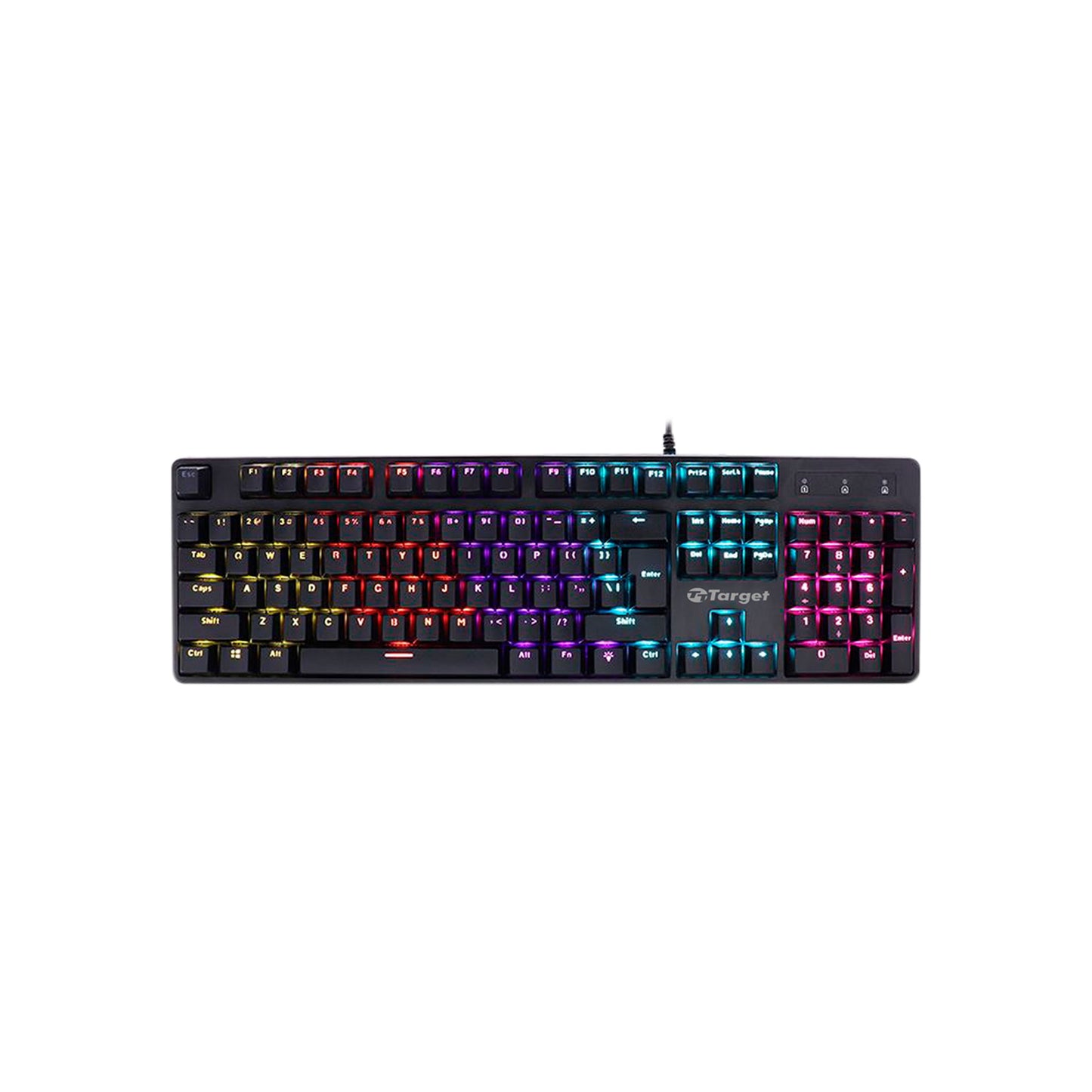 Teclado Mecánico Gamer RAINBOW USB Target TTKBRGB8