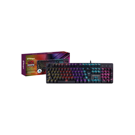 Teclado Mecánico Gamer RAINBOW USB Target TTKBRGB8