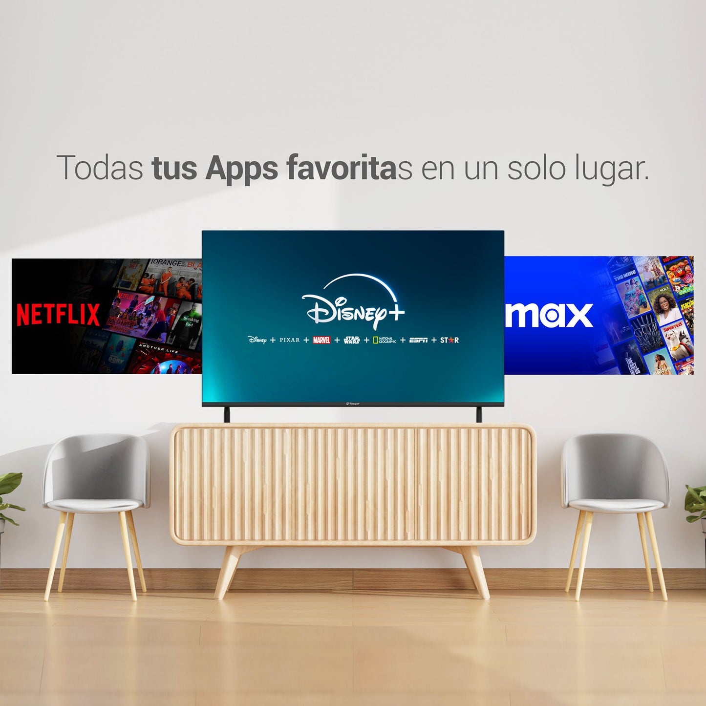 Smart TV Target 32"HD Android Google TV Bluetooth Wifi (REACONDICIONADO)