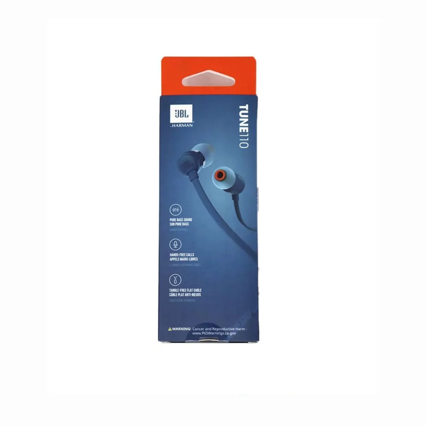 Audífonos In-Ear JBL Tune 110 Pure Bass - Azul